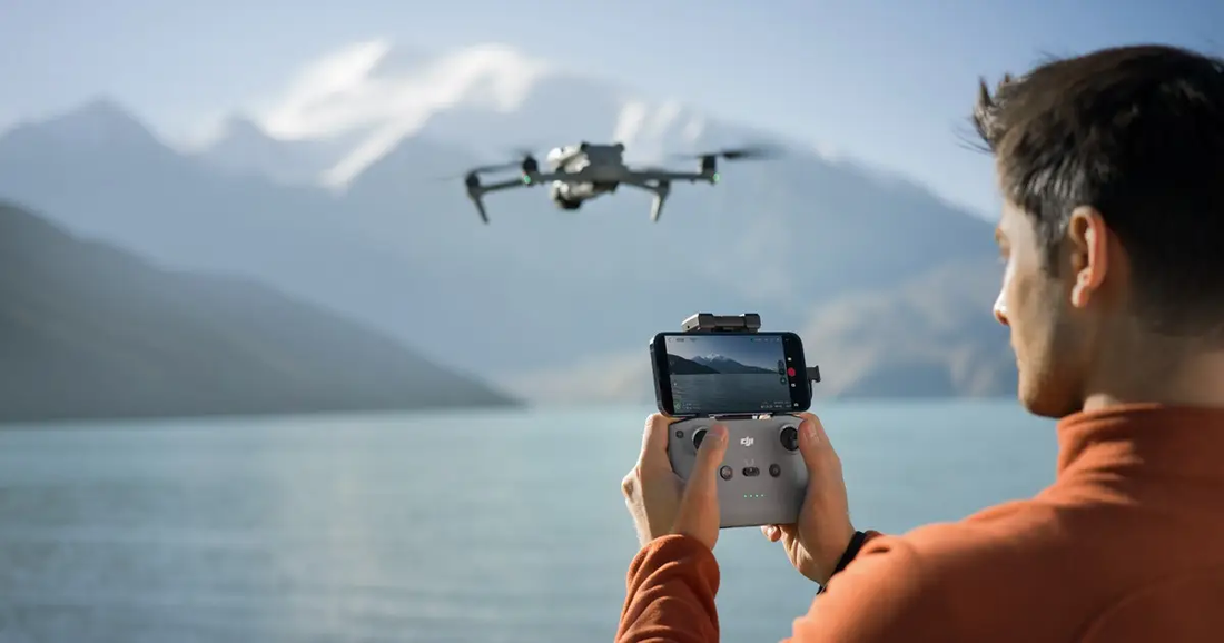 Errores al grabar video de viaje con dron